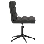 vidaXL Scaune de sufragerie, 6 buc., negru, piele ecologică