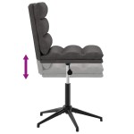 vidaXL Scaune de sufragerie, 6 buc., negru, piele ecologică