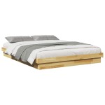 vidaXL Cadru de pat fără saltea 160x200 cm din lemn masiv de stejar vidaXL Cadru de pat fără saltea 160x200 cm din lemn masiv de stejar