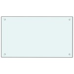 vidaXL Panou antistropi bucătărie 2 buc. alb 70x60cm sticlă securizată vidaXL Panou antistropi bucătărie 2 buc. alb 70x60cm sticlă securizată