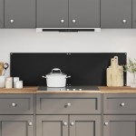 vidaXL Panou antistropi bucătărie 2 buc. negru 70x50cm sticlă securiz. vidaXL Panou antistropi bucătărie 2 buc. negru 70x50cm sticlă securiz.