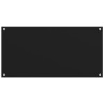 vidaXL Panou antistropi bucătărie 2 buc. negru 80x40cm sticlă securiz. vidaXL Panou antistropi bucătărie 2 buc. negru 80x40cm sticlă securiz.