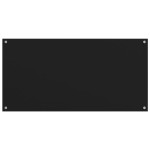 vidaXL Panou antistropi bucătărie 2 buc. negru 80x50cm sticlă securiz. vidaXL Panou antistropi bucătărie 2 buc. negru 80x50cm sticlă securiz.