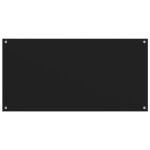 vidaXL Panou antistropi bucătărie 2 buc. negru 80x60cm sticlă securiz. vidaXL Panou antistropi bucătărie 2 buc. negru 80x60cm sticlă securiz.