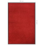 vidaXL Covoraș de ușă, roșu, 80x120 cm vidaXL Covoraș de ușă, roșu, 80x120 cm