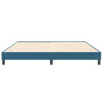 vidaXL Pat cu arcuri fără saltea Albastru închis 200x210 cm catifea vidaXL Pat cu arcuri fără saltea Albastru închis 200x210 cm catifea