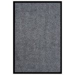 vidaXL Covoraș de ușă, gri cu dungi, 80x120 cm
