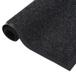 vidaXL Covoraș intrare, antracit cu dungi, 40x60 cm