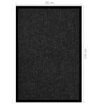 vidaXL Covoraș de ușă, antracit cu dungi, 80x120 cm