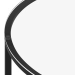 vidaXL Masă de ceai, negru și transparent,70 cm, sticlă securizată vidaXL Masă de ceai, negru și transparent,70 cm, sticlă securizată