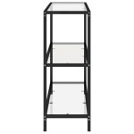 vidaXL Raft, transparent, 100x36x90 cm, sticlă securizată vidaXL Raft, transparent, 100x36x90 cm, sticlă securizată