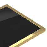 vidaXL Masă laterală calculator negru 50x35x65 cm sticlă transparentă vidaXL Masă laterală calculator negru 50x35x65 cm sticlă transparentă