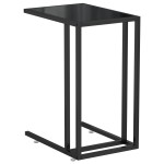 vidaXL Masă laterală de calculator negru 50x35x65 cm sticlă securizată vidaXL Masă laterală de calculator negru 50x35x65 cm sticlă securizată