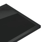 vidaXL Masă laterală de calculator negru 50x35x65 cm sticlă securizată vidaXL Masă laterală de calculator negru 50x35x65 cm sticlă securizată