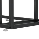 vidaXL Masă laterală de calculator negru 50x35x65 cm sticlă securizată vidaXL Masă laterală de calculator negru 50x35x65 cm sticlă securizată