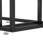 vidaXL Masă laterală de calculator negru marmură 50x35x65 cm sticlă vidaXL Masă laterală de calculator negru marmură 50x35x65 cm sticlă