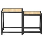 vidaXL Mese de ceai, 2 buc., stejar sonoma, MDF