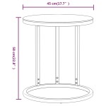 vidaXL Masă laterală, auriu și transparent,45 cm, sticlă securizată vidaXL Masă laterală, auriu și transparent,45 cm, sticlă securizată