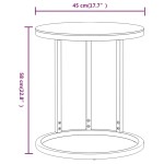 vidaXL Masă laterală,45 cm, auriu și negru, sticlă securizată vidaXL Masă laterală,45 cm, auriu și negru, sticlă securizată