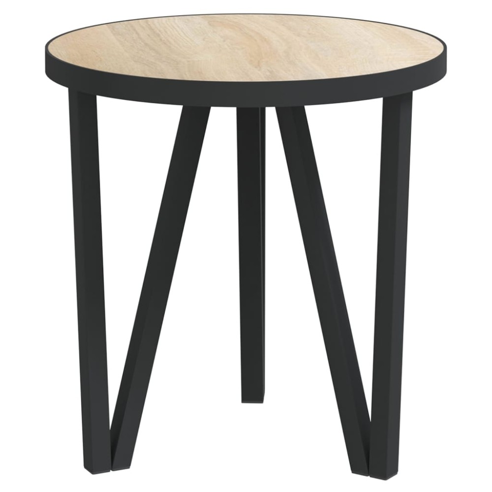 vidaXL Masă de ceai, stejar Sonoma, Ø35 cm, MDF
