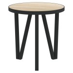 vidaXL Masă de ceai, stejar Sonoma, Ø35 cm, MDF vidaXL Masă de ceai, stejar Sonoma, Ø35 cm, MDF