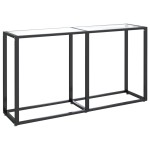 vidaXL Masă consolă, transparent, 140x35x75,5 cm, sticlă securizată vidaXL Masă consolă, transparent, 140x35x75,5 cm, sticlă securizată