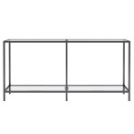 vidaXL Masă consolă, transparent, 160x35x75,5 cm, sticlă securizată vidaXL Masă consolă, transparent, 160x35x75,5 cm, sticlă securizată