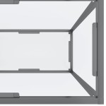 vidaXL Masă consolă, transparent, 160x35x75,5 cm, sticlă securizată vidaXL Masă consolă, transparent, 160x35x75,5 cm, sticlă securizată