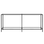 vidaXL Masă consolă, transparent, 180x35x75,5 cm, sticlă securizată vidaXL Masă consolă, transparent, 180x35x75,5 cm, sticlă securizată
