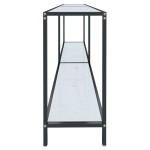 vidaXL Masă consolă,alb, 180x35x75,5 cm, sticlă securizată vidaXL Masă consolă,alb, 180x35x75,5 cm, sticlă securizată