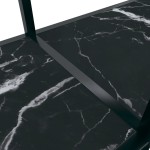 vidaXL Masă consolă,negru, 180x35x75,5 cm, sticlă securizată vidaXL Masă consolă,negru, 180x35x75,5 cm, sticlă securizată