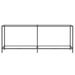vidaXL Masă consolă, transparent, 200x35x75,5 cm, sticlă securizată vidaXL Masă consolă, transparent, 200x35x75,5 cm, sticlă securizată