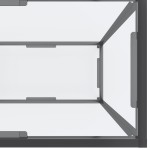 vidaXL Masă consolă, transparent, 200x35x75,5 cm, sticlă securizată vidaXL Masă consolă, transparent, 200x35x75,5 cm, sticlă securizată