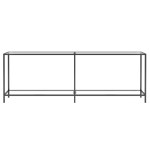 vidaXL Masă consolă, transparent, 220x35x75,5 cm, sticlă securizată vidaXL Masă consolă, transparent, 220x35x75,5 cm, sticlă securizată