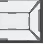 vidaXL Masă consolă, transparent, 220x35x75,5 cm, sticlă securizată vidaXL Masă consolă, transparent, 220x35x75,5 cm, sticlă securizată