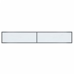 vidaXL Masă consolă,alb, 220x35x75,5 cm, sticlă securizată vidaXL Masă consolă,alb, 220x35x75,5 cm, sticlă securizată