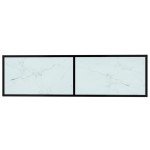 vidaXL Comodă TV, marmură albă, 140x40x40,5 cm, sticlă securizată vidaXL Comodă TV, marmură albă, 140x40x40,5 cm, sticlă securizată