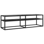 vidaXL Comodă TV, marmură neagră, 140x40x40,5 cm, sticlă securizată vidaXL Comodă TV, marmură neagră, 140x40x40,5 cm, sticlă securizată