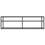 vidaXL Comodă TV, marmură neagră, 140x40x40,5 cm, sticlă securizată vidaXL Comodă TV, marmură neagră, 140x40x40,5 cm, sticlă securizată