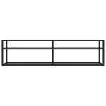 vidaXL Comodă TV, transparent, 160x40x40,5 cm, sticlă securizată