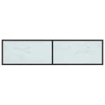 vidaXL Comodă TV, marmură albă, 160x40x40,5 cm, sticlă securizată vidaXL Comodă TV, marmură albă, 160x40x40,5 cm, sticlă securizată