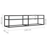 vidaXL Comodă TV, marmură albă, 160x40x40,5 cm, sticlă securizată vidaXL Comodă TV, marmură albă, 160x40x40,5 cm, sticlă securizată