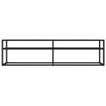 vidaXL Comodă TV, marmură neagră, 160x40x40,5 cm, sticlă securizată vidaXL Comodă TV, marmură neagră, 160x40x40,5 cm, sticlă securizată