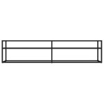 vidaXL Comodă TV, transparent, 180x40x40,5 cm, sticlă securizată