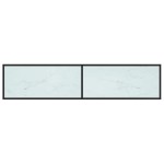 vidaXL Comodă TV, marmură albă, 180x40x40,5 cm, sticlă securizată vidaXL Comodă TV, marmură albă, 180x40x40,5 cm, sticlă securizată