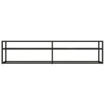 vidaXL Comodă TV, marmură neagră, 180x40x40,5 cm, sticlă securizată vidaXL Comodă TV, marmură neagră, 180x40x40,5 cm, sticlă securizată
