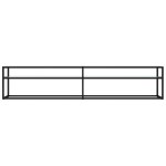 vidaXL Comodă TV, marmură albă, 200x40x40,5 cm, sticlă securizată vidaXL Comodă TV, marmură albă, 200x40x40,5 cm, sticlă securizată