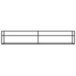 vidaXL Comodă TV, marmură albă, 220x40x40,5 cm, sticlă securizată vidaXL Comodă TV, marmură albă, 220x40x40,5 cm, sticlă securizată