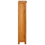 vidaXL Bibliotecă cu 4 rafturi, 70x22x110 cm, lemn masiv de stejar vidaXL Bibliotecă cu 4 rafturi, 70x22x110 cm, lemn masiv de stejar