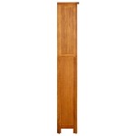 vidaXL Bibliotecă cu 5 rafturi, 45x22x140 cm, lemn masiv de stejar vidaXL Bibliotecă cu 5 rafturi, 45x22x140 cm, lemn masiv de stejar